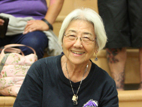 Mike Ishihara, always in the front row – Go Chargers!